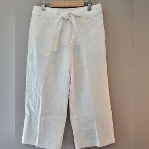 White Linen Pants